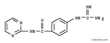 벤즈아미드, 4-[(아미노이미노메틸)아미노]-N-2-피리미디닐-(9CI)