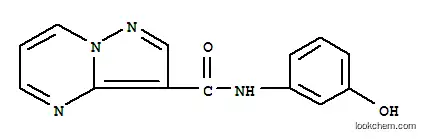 피라 졸로 [1,5-a] 피리 미딘 -3- 카르 복스 아미드, N- (3- 히드 록시 페닐)-(9CI)