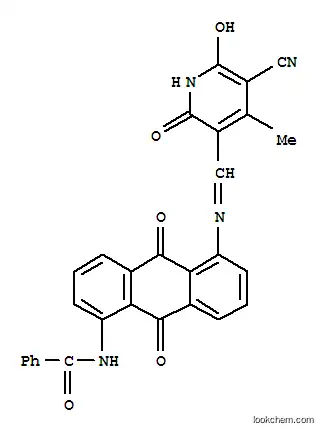 N-(5-{[(5-シアノ-6-ヒドロキシ-4-メチル-2-オキソ-1,2-ジヒドロピリジン-3-イル)メチリデン]アミノ}-9,10-ジオキソ-9,10-ジヒドロアントラセン-1-イル)ベンズアミド