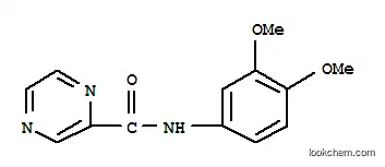 피라진카르복스아미드, N-(3,4-디메톡시페닐)-(9CI)