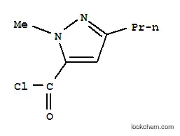 1H-피라졸-5-카르보닐 클로라이드, 1-메틸-3-프로필-(9CI)