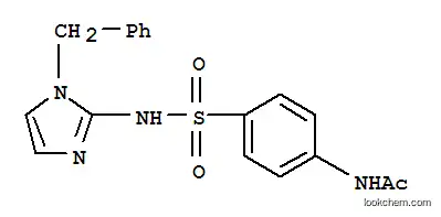 아세트아미드, N-(4-(((1-(페닐메틸)-1H-이미다졸-2-일)아미노)술포닐)페닐)-