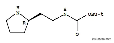 카르밤산, [2-(2R)-2-피롤리디닐에틸]-, 1,1-디메틸에틸 에스테르 (9CI)