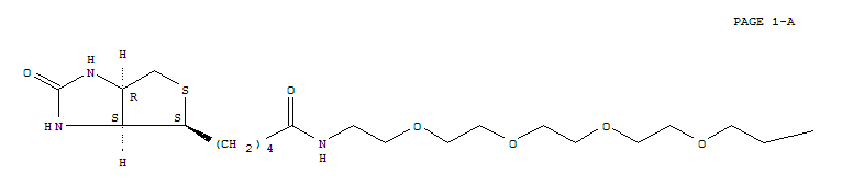 15-[D(+)-BIOTINYLAMINO]-4,7,10,13-TETRAOXAPENTADECANOICACID