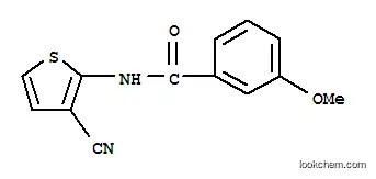 벤즈아미드, N-(3-시아노-2-티에닐)-3-메톡시-(9CI)