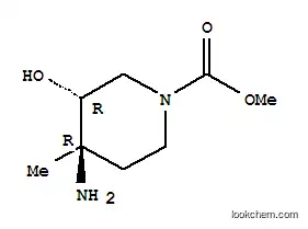 1-피페리딘카르복실산,4-아미노-3-히드록시-4-메틸-,메틸에스테르,