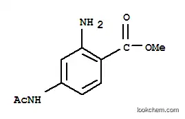 벤조산, 4- (아세틸 아미노) -2- 아미노-, 메틸 에스테르 (9CI)