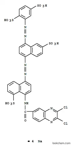1,4-벤젠디술폰산, 2-[[4-[[4-[[(2,3-디클로로-6-퀴녹살리닐)카르보닐]아미노]-5-술포-1-나프탈레닐]아조]-7-술포- 1-나프탈레닐]아조]-, XNUMX나트륨염
