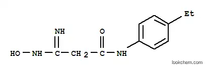 프로판아미드, N-(4-에틸페닐)-3-(히드록시아미노)-3-이미노-(9CI)