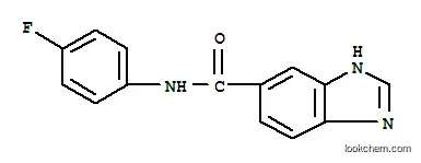 1H-벤즈이미다졸-5-카르복사미드,N-(4-플루오로페닐)-(9CI)