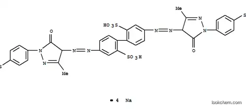 4,4′-ビス[[4,5-ジヒドロ-3-メチル-5-オキソ-1-(4-ソジオスルホフェニル)-1H-ピラゾール-4-イル]アゾ]-1,1′-ビフェニル-2,2′-ジスルホン酸二ナトリウム