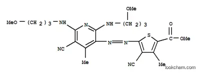 4-シアノ-5-[[5-シアノ-2,6-ビス[(3-メトキシプロピル)アミノ]-4-メチル-3-ピリジル]アゾ]-3-メチルチオフェン-2-カルボン酸メチル