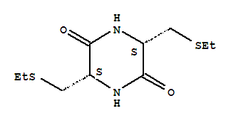 2,5-Piperazinedione,3,6-bis[(ethylthio)methyl]-,(3S-cis)-