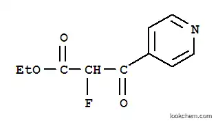 4-피리딘프로판산, 알파-플루오로-베타-옥소-, 에틸 에스테르(9CI)