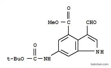 메틸 6-N-BOC-AMINO-3-FORMYL-1H-INDOLE-4-CARBOXYLATE