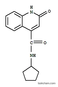 4-퀴놀린카르복사미드,N-시클로펜틸-1,2-디히드로-2-옥소-(9CI)