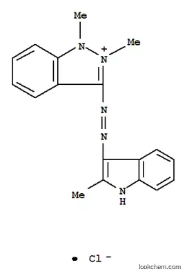 1,2-ジメチル-3-[(2-メチル-1H-インドール-3-イル)アゾ]-1H-インダゾール-2-イウム?クロリド
