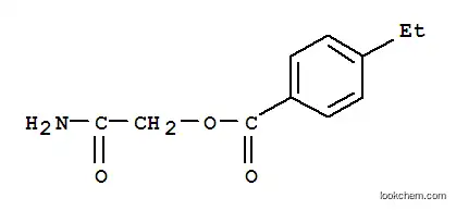 벤조산, 4-에틸-, 2-아미노-2-옥소에틸 에스테르(9CI)