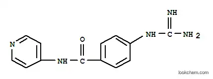 벤즈아미드, 4-[(아미노이미노메틸)아미노]-N-4-피리디닐-(9CI)