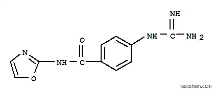 벤즈아미드, 4-[(아미노이미노메틸)아미노]-N-2-옥사졸릴-(9CI)