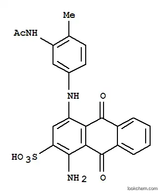 1-アミノ-4-[(3-アセトアミド-4-メチルフェニル)アミノ]-9,10-ジオキソ-9,10-ジヒドロアントラセン-2-スルホン酸