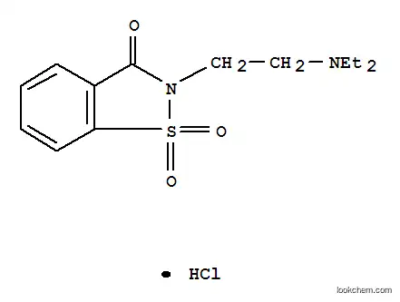 2-(2-(디에틸아미노)에틸)-1,2-벤즈이소티아졸-3(2H)-온 1,1-디옥사이드 하이드로클로라이드