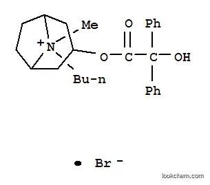 1-알파-H,5-알파-H-트로파늄, 8-부틸-3-하이드록시-, 브로마이드, 벤질레이트