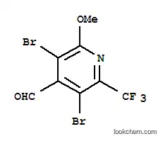 3,5-디브로모-2-메톡시-6-트리플루오로메틸-피리딘-4-카르브알데히드