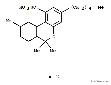 6H-디벤조(b,d)피란-1-올, 6a,7,10,10a-테트라하이드로-6,6,9-트리메틸-3-펜틸-, 황산수소, 칼륨 염, 반수화물, (6ar-trans )-