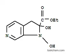 1H-피롤로[2,3-c]피리딘-2-카르복실산, 2,3-디하이드로-1,2-디하이드록시-, 에틸 에스테르(9CI)