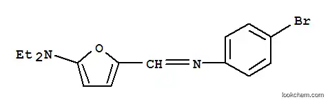 2-푸라나민, 5-[[(4-브로모페닐)이미노]메틸]-N,N-디에틸-