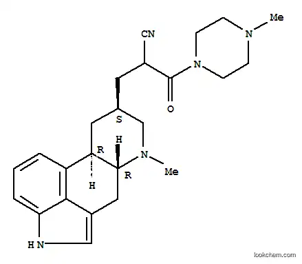 에르골린-8-베타-프로피오니트릴, 6-메틸-알파-(4-메틸-1-피페라지닐카르보닐)-