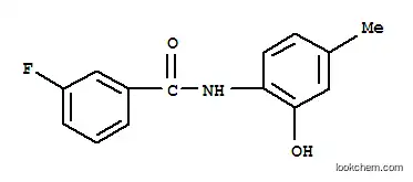 벤즈아미드, 3-플루오로-N-(2-히드록시-4-메틸페닐)-(9CI)