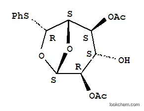 .베타.-D-글루코피라노스, 1,6-무수-6-C-(페닐티오)-, 2,4-디아세테이트, (R)-