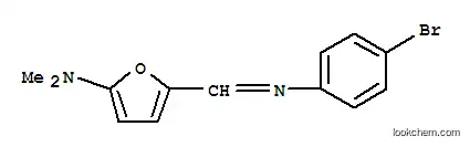 2-푸라나민, 5-[[(4-브로모페닐)이미노]메틸]-N,N-디메틸-