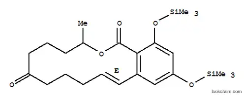 (E)-3,4,5,6,9,10-ヘキサヒドロ-3-メチル-14,16-ビス[(トリメチルシリル)オキシ]-1H-2-ベンゾオキサシクロテトラデシン-1,7(8H)-ジオン