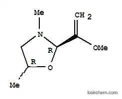 옥사졸리딘, 2-(1-메톡시에테닐)-3,5-디메틸-, (2R,5R)-rel-(9CI)