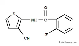 벤즈아미드, N-(3-시아노-2-티에닐)-2-플루오로-(9CI)