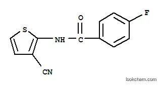 벤즈아미드, N-(3-시아노-2-티에닐)-4-플루오로-(9CI)