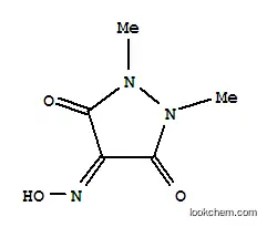 피라졸리딘트리온, 디메틸-, 4-옥심(9CI)