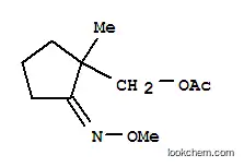 시클로 펜타 논, 2-[(아세틸 옥시) 메틸] -2- 메틸-, 1- (O- 메틸 옥심) (9CI)