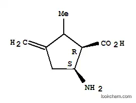 시클로펜탄카르복실산, 5-아미노-2-메틸-3-메틸렌-, (1R,5S)-rel-(9CI)