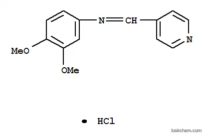 3,4-디메톡시-N-(4-피리디닐메틸렌)벤젠아민 모노히드로클로라이드