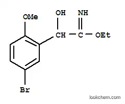 벤젠탄이미드산, 5-브로모-알파-하이드록시-2-메톡시-, 에틸 에스테르(9CI)
