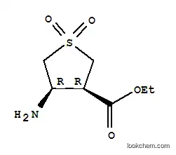 3-티오펜카르복실산,4-아미노테트라히드로-,에틸에스테르,1,1-디옥사이드,시스-(9CI)