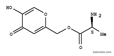 L-알라닌, (5-하이드록시-4-옥소-4H-피란-2-일)메틸 에스테르(9CI)