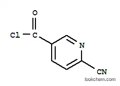 3-피리딘카르보닐 클로라이드, 6-시아노-, 1-옥사이드(9CI)