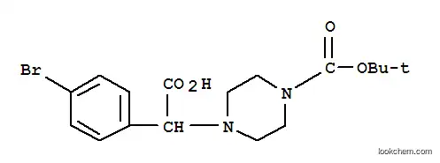 2-(4-BOC-피페라지닐)-2-(4-브로모-페닐)아세트산