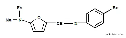 2-푸라나민, 5-[[(4-브로모페닐)이미노]메틸]-N-메틸-N-페닐-