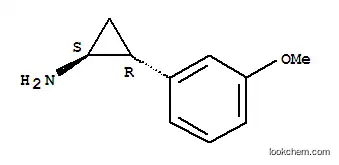 시클로프로판아민, 2-(3-메톡시페닐)-, (1S-트랜스)-(9CI)